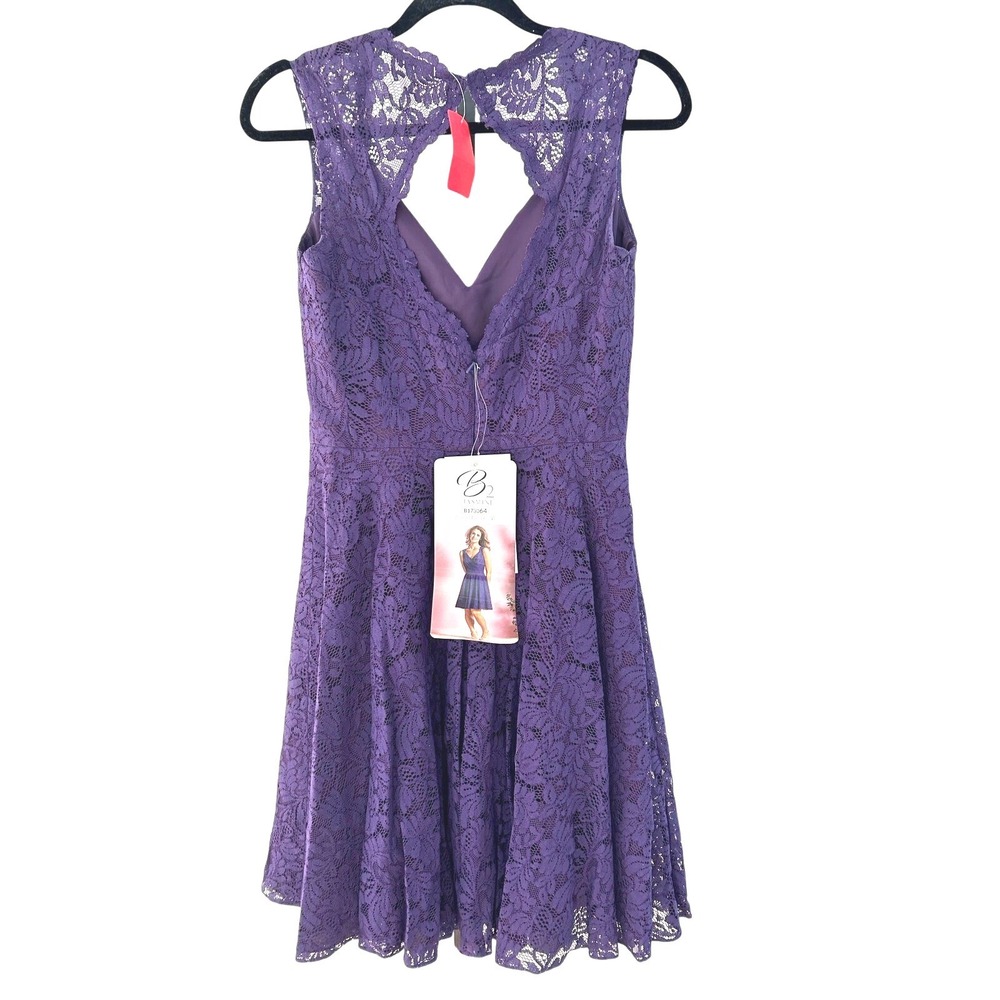 B2 Jasmine Concord Grape Lace Dress‎ size 10 wedding guest, bridesmaid party